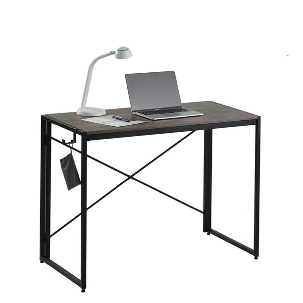 Wood Folding Computer Desk Table Laptop PC Writing Study Workstation Office